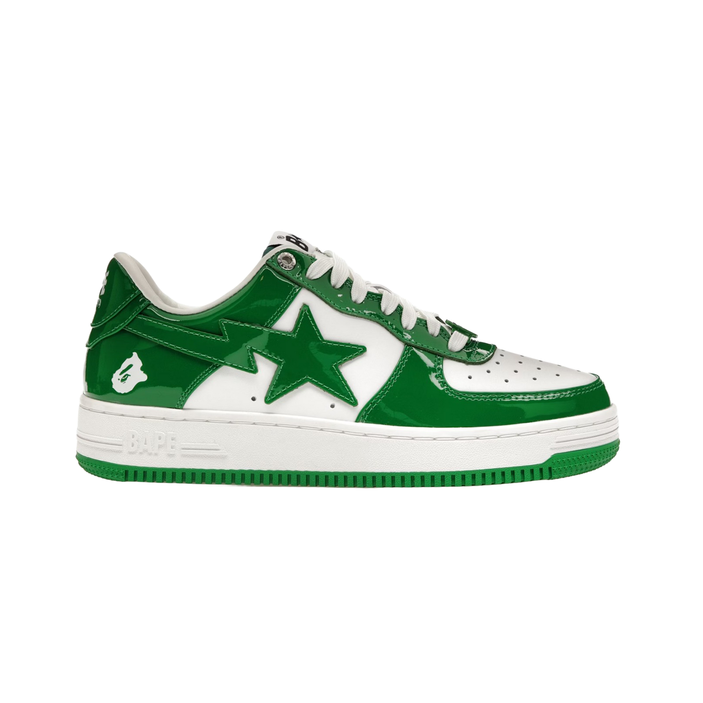 Bape STA Low Green Patent Leather