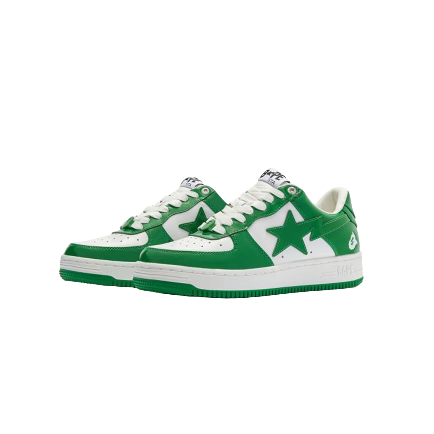 Bape STA Low Green Patent Leather
