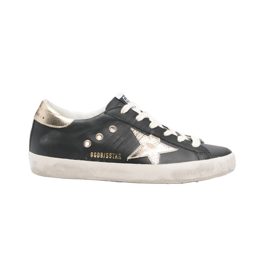 Golden Goose Super-Star Black & Gold