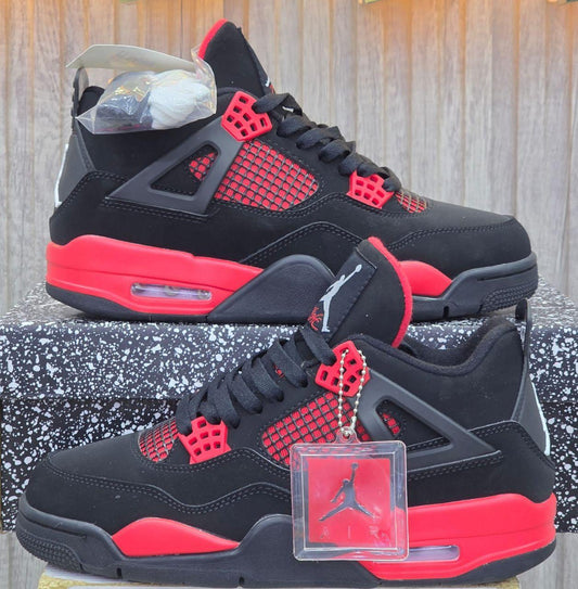 Air Jordan 4 Black & Red