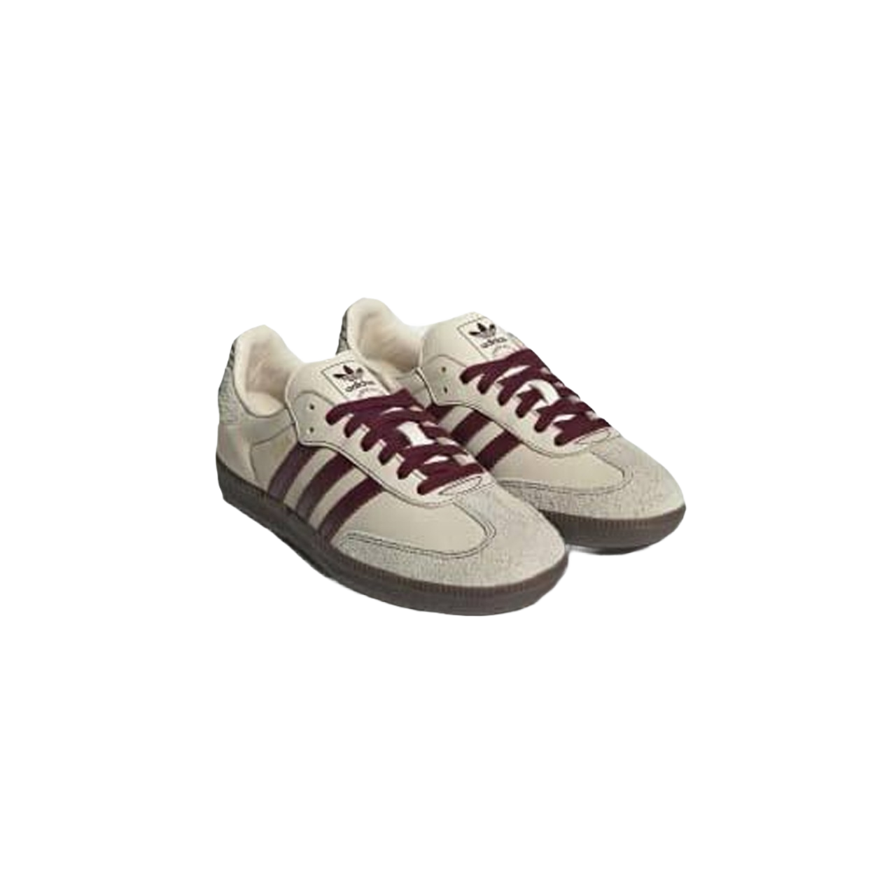 Adidas Samba OG White/Burgundy.