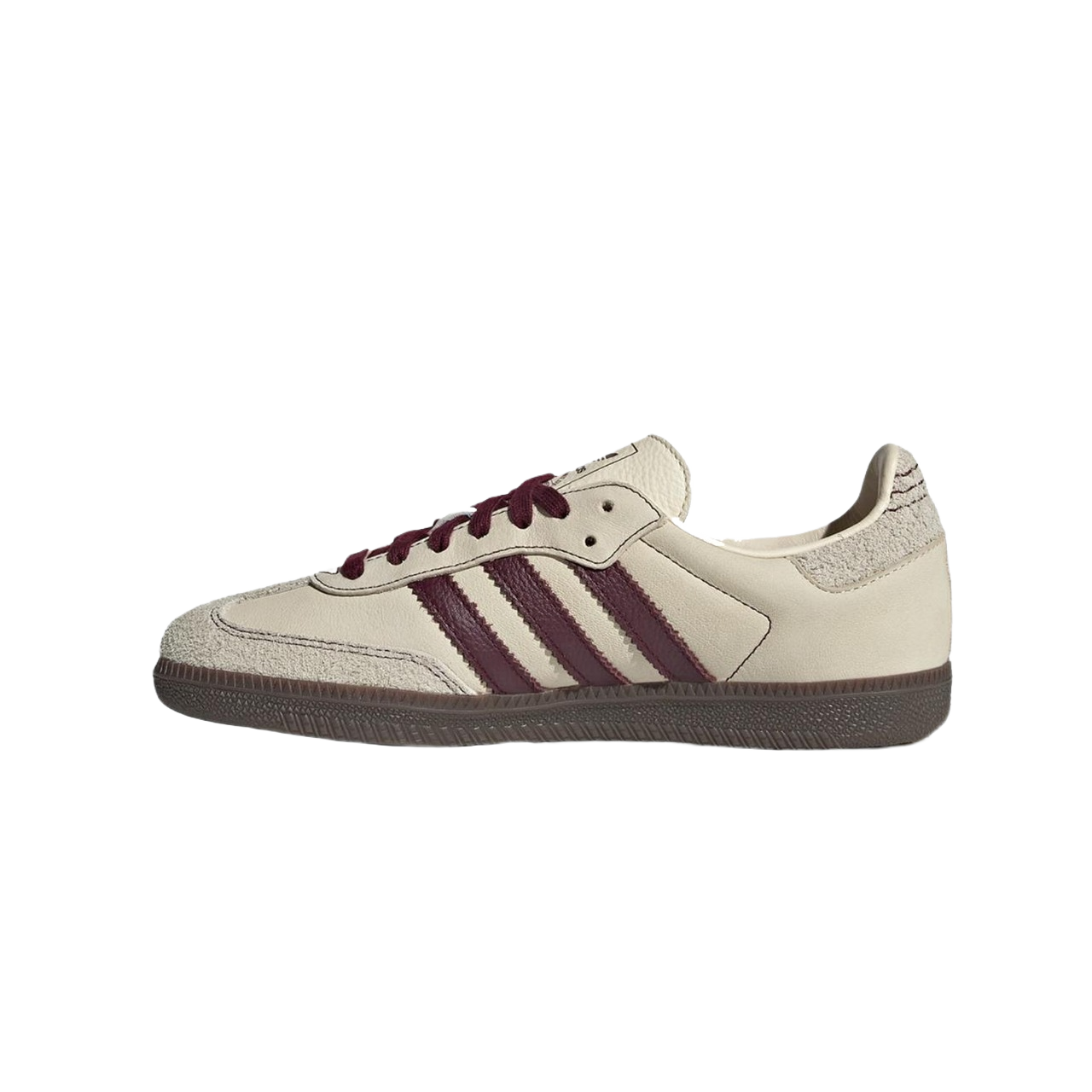 Adidas Samba OG White/Burgundy.