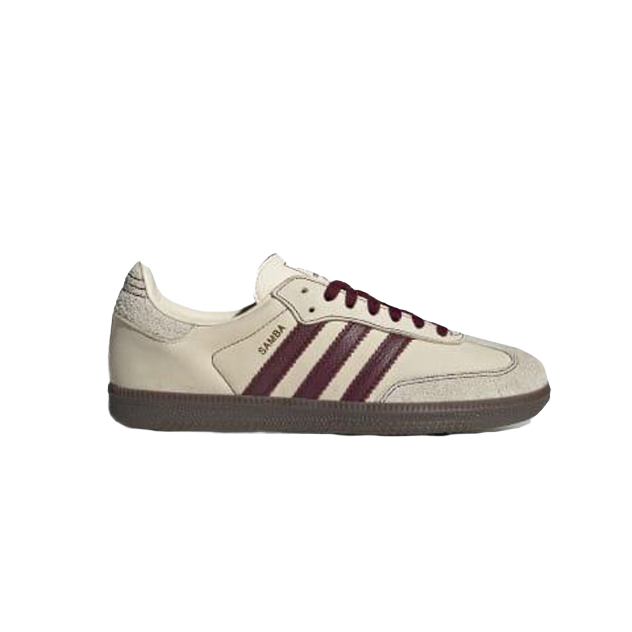 Adidas Samba OG White/Burgundy.