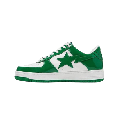 Bape STA Low Green Patent Leather