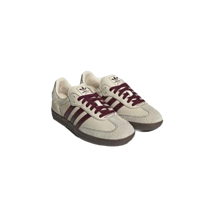 Adidas Samba OG White/Burgundy.